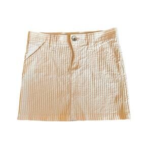 Armani Exchange Pink Pinstripe Mini Skirt - Size 0